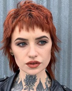 Celebrity Shag Haircut, Modern Mullet Women Short Hair, Short Punk Hair Pixie, Shaggy Pixie Mullet, Short Punk Hair, Edgy Short Haircuts