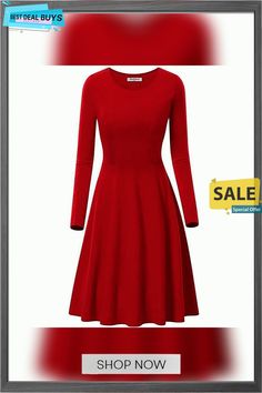 Women's Maternity Dress Casual Dress A Line Dress Nursing Dress Solid Color Midi Dress Long Sleeve Crew Neck Fashion Outdoor Black Red Spring Summer S M L Xl Red A-line Midi Dress For Winter, Fitted Red Long Sleeve Dress For Winter, Red Fitted Long Sleeve Dress, Fitted Solid Red Midi Dress, Plain Long Sleeve Party Dresses, Red Long Sleeve Solid Dress, Stretch Red Dress, Plain Knee-length Fall Dress, Red A-line Fit And Flare Dress