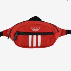 Travel And Commute With Easy, Convenient Style In The Adidas Originals 3 Stripes Waist Pack. Can Be Worn As A Crossbody Or Waistpack. Zippered Main Compartment And Small Front Pocket. Clip-Lock Closure. Metal Pullers With Nylon Zippers. 100% Polyester. Dimensions: 4.25” H X 11.5” L X 3.25” W. Adidas Cross Body Bag, Adidas Duffle Bag, Small Duffle Bag, Adidas Beanie, Pink Duffle Bag, Hands Free Bag, Pink Baseball Cap, Backpack Organization, Adidas Bags