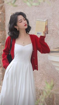 Everyday Fashion Outfits, Korean Fashion Dress, Quick Outfits, Looks Vintage, Elegant Outfit