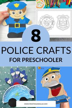 8 police crafts for preschoolers to make