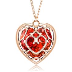 PRICES MAY VARY. Great gift for sword heart crystal heart lover, A Charming crystal necklace, great design and quality, love this item very unusual fun item. 【PENDANT SIZE】The size of sword heart pendant is 1.57*1.49 inches(40.0mm*38.0mm). The length of chain is 20 inches. Weight of pendant: 29.3 g. 【MATERIAL】Made of white-gold-plated eco-friendly brass. Nickel free, lead free, cadmium free and hypoallergenic, safe for sensitive skin. 🎁 GIFT CHOICE 🎁 Comes with HELORET Jewelry gift box. Jewelr Yellow Gold Birthstone Pendant Necklace For Valentine's Day, Valentine's Day Yellow Gold Pendant Birthstone Necklace, Valentine's Day Gemstone Pendant Necklace, Valentine's Day Crystal Pendant Necklace, Valentine's Day Opal Heart Pendant Necklace, Anime Jewelry, Valentines Necklace, Valentines Jewelry, Christmas Gifts For Women