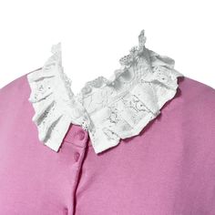 Look elegant and classy with our floral lace half shirt faux collar. The collar features a lace ruffle with lovely looking floral lace. The collar is also detachable; you can wear it under your sweaters, blouses, casual shirts, and dresses for a more vintage and formal look. The perfect fashion accessory; goes easily with all collar-less attire as if it is really a part of the clothing. Detachable collar that can seamlessly go under sweaters, blouses, shirts and dresses. The perfect fashion accessory that looks like it is really a part of the clothing. Dimensions: Neck Circumference: 15.75 inches; Shoulder 12.5 Inches Across; Front Length: 10 inches; Back Length: 7.5 inches. Material: Lace. Fashion Apron, Earring Jewelry Box, Lace Tape, Half Shirts, Baby Hair Accessories, Spa Gifts Set, Lace Ruffle, Formal Looks, Scarf Styles