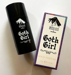 Witchy GOTH GIRL Solid Perfume, Solid Perfume, Perfume, Spellcraft, Witchy Wellbeing, Esoteric, Self Care, Floral Perfume Cruelty Free Perfume, Goth Perfume, Girl Perfume, Witchy Gifts, Witchy Goth, Floral Perfume, Rose Scent, Lush Products, Goth Girl