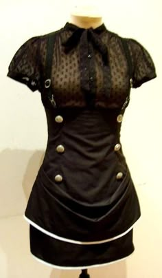 Casual Steampunk, Dieselpunk, Dark Fashion, Up Girl, Steam Punk