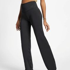 Brand New Without Tags Attached Women's Size Small. Nike Women's Pants Power Yoga Training Bottom A Classic Look For Every Pose. A Staple For Every Practice, The Nike Power Yoga Trousers Deliver The Sweat-Wicking Power Of Dri-Fit Technology In A Body-Skimming Silhouette. The Mid-Rise Waistband Enhances Coverage And Support As You Move Through Your Flow, While An Internal Pocket Provides Convenient Storage. Benefits Nike Power Fabric Provides Stretch And Support. Sporty High-waisted Pants, Fitted Black Nike Yoga Pants, Nike Fitted Black Yoga Pants, Nike Black Fitted Yoga Pants, Casual Nike Yoga Pants, Nike Full Length Workout Pants, Nike Full Length Pants For Workout, Nike Solid Color Athleisure Pants, Black Straight Leg Workout Pants