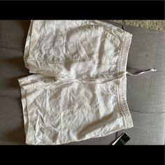 White Linen Shortsnever Been Worn Nwt. No Defects Size 16 Casual Ralph Lauren Bottoms For Spring, Ralph Lauren Casual Bottoms For Spring, Ralph Lauren Relaxed Fit Bottoms For Summer, Ralph Lauren Casual Spring Bottoms, Ralph Lauren Summer Bottoms Relaxed Fit, Summer Ralph Lauren Relaxed Fit Bottoms, Casual White Ralph Lauren Bottoms, Ralph Lauren Relaxed Fit Summer Bottoms, Ralph Lauren Shorts Women