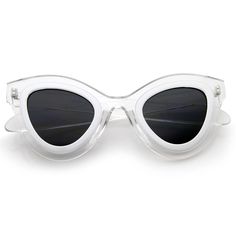 Womens High Fashion Two-Toned Chunky Oversize Cat Eye Sunglasses 42mm  #sunglasses #sunglass #frame #bold #oversized #cateye #clear #womens #sunglassla #summer Sharpie Glass, Diy Nail Polish, Kids Bean Bags, High Fashion Women, Bean Bag Chair Kids, Sunglasses Frame, Cat Eye Glasses, Eye Art, Eye Glasses