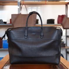 The 929 Briefcase · Lotuff Leather Designer Briefcase With Leather Lining, Designer Briefcase With Leather Lining For Everyday Use, Designer Leather Cases For Everyday Use, Multifunction Bag, Times New Roman, Gold Monogram, Bag Design, Day Bag, The Urban