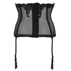 Garter belt waist cincher lace LISE CHARMEL Soir de Venise Elegant Lace Corset With Lace Closure, Elegant Underwire Corset With Lace Trim, Evening Corset Belt With Boning, Elegant Lace Corset With Contrast Lace, Elegant Lace Underbust Corset, Elegant Underbust Corset With Lace Trim, Elegant Black Corset With Contrast Lace, Evening Underbust Corset With Lace Trim, Elegant Lace Corset Belt With Corset Back