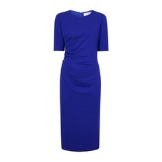 The beauty of the Ciela dress is in the details, which include half sleeves, pleats that fan out from the side seam, and a skirt that wraps around the bodice. It’s also made from a machine-washable light ponte fabric that both stretches and retains its shape. Made in China with fabric from Italy. Elegant Ruched Wrap Dress For Work, Elegant Ruched Wrap Dress For Cocktail, Elegant Ruched Cocktail Wrap Dress, Elegant Ruched Wrap Dress For Formal Occasions, Elegant Formal Ruched Wrap Dress, Formal Ruched Dresses With 3/4 Sleeves, Short Sleeve Pleated Dress With Pleated Bodice For Evening, Short Sleeve Pleated Dress For Evening, Ruched 3/4 Sleeve Party Dress