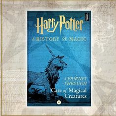 the front cover of harry potter's book, journey through care of magic creatures