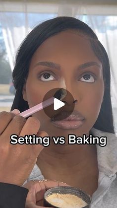 Where To Put Powder On Face, How To Contour With Powder, Baking Makeup Technique, Brown Liquid Lipstick, Light Skin Makeup, Pop Makeup, Baking Makeup, Makeup You Need