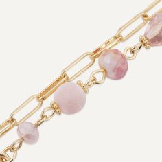 Discover the raw elegance of our Semi Precuous Stone Bracelet, encased in gold-tone plating with a secure lobster clasp. Each stone is handpicked for its unique beauty and natural imperfections, offering a piece that's as one-of-a-kind as you are. This bracelet is a testament to nature's unparalleled artistry. "Please note, as these are natural stones, each stone is unique and the shade and colour will vary to another. This is not a fault but a natural feature and beauty of semi-precious stones. " Gold-Tone Plated | Nickel, Lead, and Cadmium Free Product Code: DB2166D Collection: Venus Type: Clasp Material: Semi-Precious Stone, Base Alloy & Crystal Dimensions: Length 21-27cm Pendant Dimensions: Style: Natural Includes: Clasp Bracelet, Free Product, Unique Beauty, Bracelet Clasps, Mixed Metals, Stone Bracelet, Earring Necklace, Ring Necklace, Semiprecious Stones