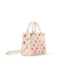 LOUIS VUITTON® - Onthego Bb - Sunrise Aquarelle Lv Pink Flower Bag, Tas Lv, Louis Vuitton Onthego, Louis Vuitton Gifts, Morning Dew, The Sunrise, Wallet Pouch, Monogram Bag, Buckle Shoes