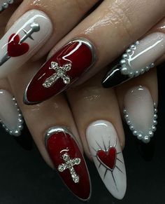 Nails Extra, Gothic Nails, Spring Valley, Skin Nails, Nails Glitter, Nails Diy