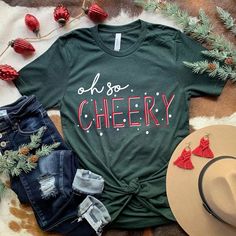 OH SO CHEERY Graphic Tee Christmas Graphic, Flannel Pajamas, Cozy Flannel, Night In, Individual Style, Graphic Tank, Graphic Tee, Night Out, Pajamas