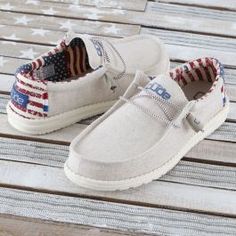 Hey Dude Wally Off White Patriotic Shoes Louis Vuitton Hey Dudes, Men Shoes Outfit, Western Hey Dudes, Cute Hey Dudes, Best Sneakers For Men, Hey Dude Shoes Women, Best Sandals For Men, Shuffles Cutouts, Cool Sneakers