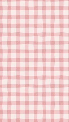 a pink and white checkered background