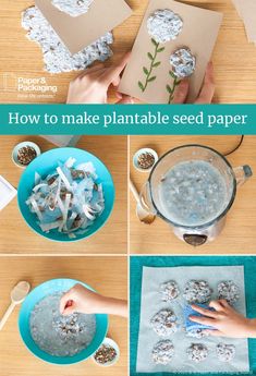 how to make plantable seed paper