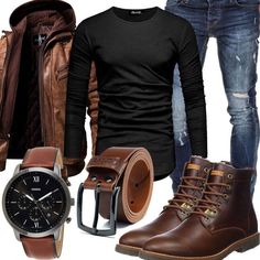 Elegantes Outfit Herren, Outfit Herren, Mens Outdoor Fashion, Mens Winter Fashion Outfits, Mens Business Casual Outfits, Herren Style, Classy Outfits Men, Black Men Fashion Swag, Men Fashion Casual Shirts