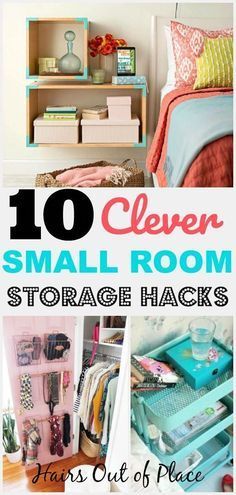 Small Room Storage, Small Room Organization, Small Bedroom Organization, Bedroom Organization, Organizing Hacks, Organisation Hacks, Small Space Organization, Diy Bedroom, Trendy Bedroom