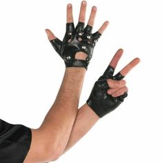 Need To Dress Up Your Hands? Perfect Addition To Any Halloween Costume Intended For Novelty Use Only Brand Costumes Usa Item Black Fingerless Studded Gloves Condition New With Tags And Packaging Items Can Contain Unseen Flaws Size One Size Fits Most Not Responsible For Fit Please See The Pictures Carefully As They Are Part Of The Description. Click On Photos For Closeups Feel Free To Ask Questions Ocassion Halloween, Costumes, Party, Celebration, Holiday, Themed, Lgbtqia, Casual, Biker, Autopunk Halloween Costumes Party, Party Festival, Party Celebration, Mens Costumes, Dark Side, Fingerless Gloves, Halloween Costume, Black Silver, Halloween Party