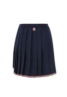 84% wool 15% polyamide 1% elastane Classic Wool Mini Skirt, Navy Fitted Skort For Workwear, Fitted Navy Skort For Work, Navy Fitted Tennis Skirt With Lining, Navy Fitted Tennis Skirt With Lined Skirt, Classic Fitted Wool Mini Skirt, Fitted Navy Pleated Mini Skirt, Navy Fitted Mini Pleated Skirt, Navy Fitted Tennis Skirt