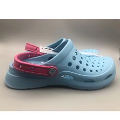 Kids Joybees Active Clogs Blue/Purple J4 Nwt Comfortable Blue Slip-resistant Clogs, Casual Purple Clogs For Summer, Blue Non-slip Clogs For Summer, Purple Slip-on Beach Clogs, Blue Slip-resistant Closed Toe Clogs, Light Blue Non-slip Slip-on Clogs, Slip-resistant Blue Clogs With Round Toe, Blue Slip-resistant Clogs With Round Toe, Blue Slip-on Clogs For Outdoor