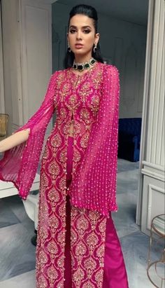 Upcoming trending party wear dresses Pakistani Outfits Party Wear, Trending Party Wear Dresses, Open Gown Style, Pakistani Wedding Guest, Wedding Guests Dress, Kurti Anarkali, Indian Kurti