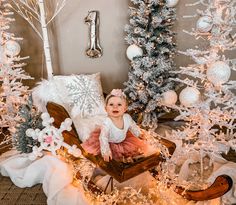 Winter Wonderful 1st Birthday, Winter Onederland Pictures, December 1st Birthday Photoshoot, Christmas Onederland Birthday, Diy Winter Onederland Decorations, Winter Onederland 1st Birthday, Winter Baby First Birthday Girl