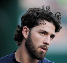 Mens Haircuts Short Hair, Big Nose Beauty, Boys Haircut, Dansby Swanson, Mullet Haircut, Wavy Hair Men, Beard Hairstyle