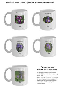 Purple Iris Mugs Enduring Faith, Purple Iris Flowers, Rough Time, Faith And Hope, Iris Flower, Purple Iris, Mugs Coffee, Iris Flowers