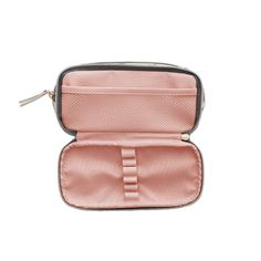 Zip up and get organized with this chic pencil pouch from The Everygirl. It has two zipper compartments for maximum storage; one has a mesh pocket and secure pen loops that can fit highlighters, and the other has clean open space for sticky notes, cords, chargers, or multiple smartphones. Perfect for use in your backpack or work bag, this pencil case protects your gear with a soft, vegan leather exterior in the Pressed Flowers botanical print. It works nicely for beauty products too! Dimensions: Rectangular School Pencil Case With Zipper, Back To School Pencil Case Pouch With Zipper, Back To School Pencil Case With Zipper Closure, Back To School Pencil-shaped Organizer With Zipper, Trendy Pencil Case With Zipper Closure, Trendy Rectangular Pencil Case With Zipper, Pencil Shaped Pencil Case With Zipper For Organization, Back To School Rectangular Pencil Case With Zipper, School Cosmetic Bag With Zipper Pocket