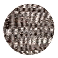 a round rug with black and white checkered pattern on the bottom, against a white background