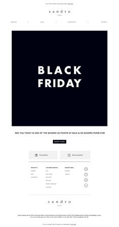 the black friday website is displayed in this image