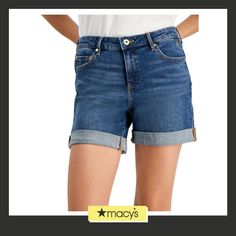 in stock Cuffed Denim Shorts, Cuffed Shorts, Tommy Hilfiger Women, Cape, Tommy Hilfiger, Denim Shorts, Pick Up, In Store, Buy Online