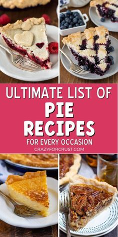 the ultimate list of pies for every occasion