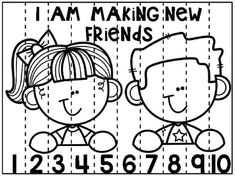 a black and white drawing of two girls with the words i am making new friends