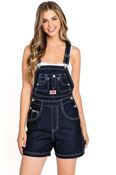 Black Dungarees, Workwear Shorts, Short Overalls, Women Cargos, Plus Size Shorts, Overalls Women, Denim Overalls, Clothing Co, Dark Denim