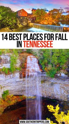 14 Best Places for Fall in Tennessee Tennessee Fall Vacation, Tennessee Autumn, Fall In Tennessee, Fall Tennessee, Fall In The South, Tennessee Gatlinburg, Fall Foliage Trips, Autumn Things