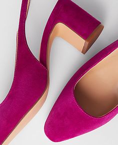 Elevate your style with the Ann Taylor Suede Block Heel Slingback Pumps, a perfect blend of elegance and comfort. These pumps feature:

- Size: 7
- Color: Plum Burst
- Material: Leather Suede
- Gender: Female
- Heel Height: 2 1/2 inches
- Design: Pointy toe with a comfortable block heel
- Comfort: Padded footbed for complete comfort

Crafted for the modern woman, these slingback pumps are designed to provide all-day comfort without sacrificing style. The rich Plum Burst hue adds a touch of sophi Block Heel Slingback, Suede Block Heels, Slingback Pump, Toe Designs, Suede Shoes, Suede Heels, Pump Shoes, Leather Fashion, Modern Woman