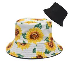 PRICES MAY VARY. 【Product Size】Circumference of the White Sunflower bucket hat is 22-22.8 inch/56-58cm, hat brim measures 2.36 inch/6cm and the crown is 5.9inch/47cm. One size fits most adult and youth heads. This sun hat is perfect for women、men and teens. Grab this beautiful unisex bucket hat and complete your daily outfit. 【Premium Quality】The bucket hat is made of cotton, lightweight, comfortable, foldable, especially for daily activities under sunlight. Fine cotton fabric protects the scalp Yellow Beach Bucket Hat, Reversible Cap Sun Hat For Beach, Reversible Beach Sun Hat Cap, Casual Yellow Reversible Sun Hat, Reversible Bucket Hat For Vacation, Reversible Adjustable Bucket Hat For Outdoor, Adjustable Reversible Bucket Hat For Outdoor, Adjustable Outdoor Bucket Sun Hat, Yellow Bucket Hat For Spring Outdoor