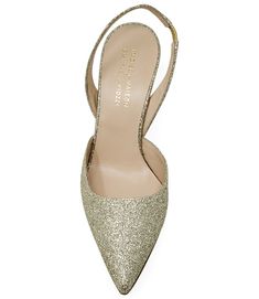 Description: The Madison Maison Glitter Hi Heel in gold is an elevated party shoe, mixing just the right amount of sexy and elegant while still providing comfort. With this shoe, there will never be a lackluster night out. Item Details: Color: Gold Sandal, Slingback, Heel Composition: High-Quality Glitter Finish Composition: Leather Lining Composition: Leather Sole Heel height: 4.0 in / 10.16 cm Product ID: MD4146 Made in Italy Gold Glitter Heels With Round Toe, Gold Glitter Fitted Heels, Gold Wedding Shoes With 4-inch Heel, Gold Party Heels With 4-inch Heel, Gold High Heel Court Shoes With 4-inch Heel, Gold Glitter Heels, Glitter Heels, Tiny Cottons, Gold Sandals