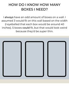 how do i know how many boxes need to be assembled? info sheet for the box