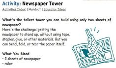 the newspaper paper has been placed in front of an article about newspapers and how to use it