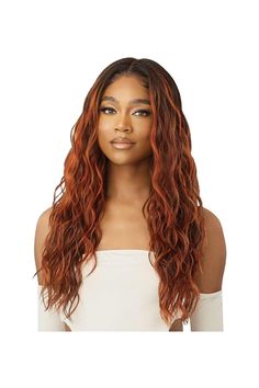 Outre Lace Front Wig - Perfect Hair Line 13X6 - Irina (JET BLACK 1) Wig Colors, Hair Line, Gold Beauty, Hairstyles Ideas, Womens Wigs, Lace Front Wig, Perfect Hair, Half Up