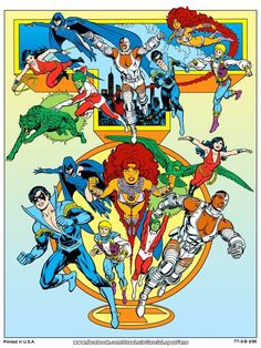 an image of the dc comics characters