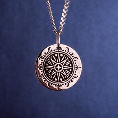 "Old style Nautical Compass with North Star Pendant - round unisex pendant, a unique and thoughtful gift for adventure and travel lovers. The pendant features a captivating image of a compass in old style. The compass represents direction and guidance, reminding the wearer to follow their path and stay true to themselves. Crafted with high-quality jewelry stainless steel, this pendant is not only stylish, but also durable - suitable for sailors, sea lovers, boat owners, Capitans, real sea wolves Compass Design Medallion Pendant Necklace Gift, Medallion Pendant Necklace With Compass Design For Gift, Symbolic Round Jewelry With Compass Design, Compass Design Medallion Jewelry As Gift, Compass Design Medallion Necklace Gift, Gift Compass Design Round Pendant Medallion Necklace, Gift Medallion Necklace With Compass Design, Medallion Necklace With Compass Design For Gift, Round Pendant Medallion Necklace With Compass Design For Gift