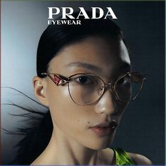 PRADA unveiled its Spring Summer 2023 Eyewear Collection with a campaign starring Yang Ling lensed by fashion photographer Jeremy Soma. Chic Travel Outfit, Eyewear Campaign, Prada Eyeglasses, Prada Spring, Prada Eyewear, Img Models, Fashion Eyeglasses, Spring Summer 2023, Prada Sunglasses